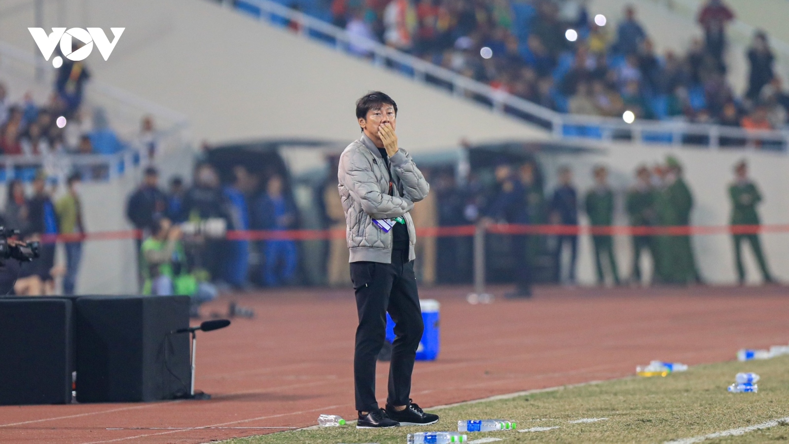 HLV Shin Tae Yong đổ lỗi cho mặt sân Mỹ Đình khi Indonesia thua ĐT Việt Nam